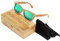 Naudamp Bamboo Polarized Sonnenbrillen Herren Damen Holzbrille für Wassersport und Outdoor-Aktivitäten
