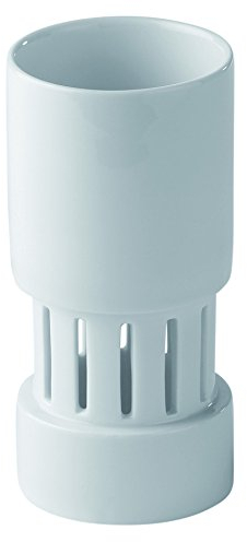 Fondue-Set 2 teilig für Teelicht in weißem Porzellan