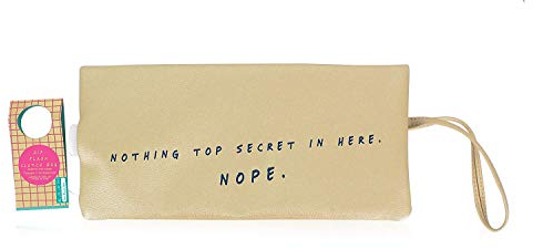 NPW NPW67569 Time to Wine Down Hip Flask Clutch, None