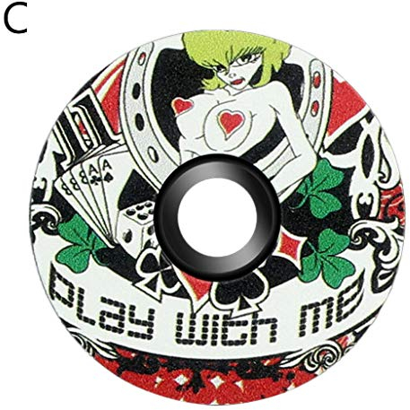 geneic MTB Rennrad Schüssel Abdeckung Fahrrad Vorbau Kappe für 28,6 mm Gabelrohr Headset Kappe Radfahren Zubehör