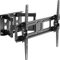 Aha TV-Wandhalterung, vollbeweglich, bis 213 cm Bildschirmdiagonale (84“), Scherenarm, stufenlos neigbar bis zu +/- 15°, schwenkbar bis 150°, VESA bis 600x400, Easy-Fix-System, schwarz