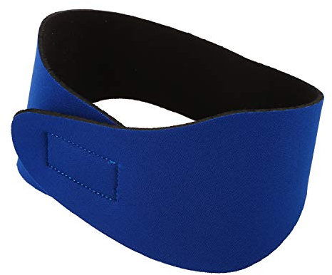 Swimming Ear Hair Band For Women Men Adult Children Neoprene Ear Band Swimming Headband Water Protector Gear Band(blue/M