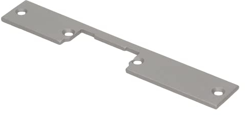 Orno Placa de Cierre Simple Simétrica Corta Niquelada (25/159/3 mm)
