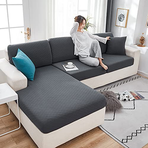 XZSBDXHH Sofa Sitzkissenbezug Stretch Sitzkissenschutz Couch-Kissenbezug Elastisch Jacquard Sofa Husse Husse Überzug Bezug Sitzbezüge Kissenbezüge für Sofa Sitzkissen (C 9)