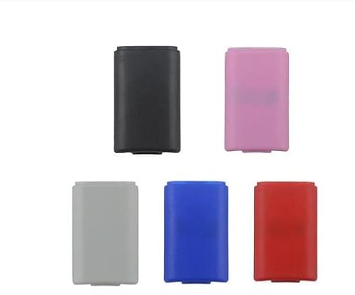 Farbenfrohes Spiel Akku Back Cover Wiederaufladbare Batterie Fall Controller für Xbox 360 Ersatz (Schwarz)