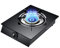 Tables de Cuisson à Gaz Cuisinière à gaz 30 cm - Table de Cuisson à gaz en Verre trempé Noir - Grilles Anti-dérapantes en Fonte et Protection Contre Les Flammes - Idéal pour la Vie compacte,