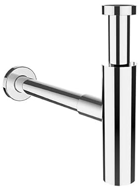 LAUFEN Siphon, DN32, verchromt, mit verlängertem Ablaufrohr, H8939470000001