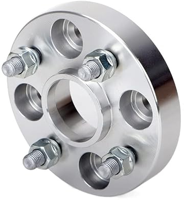 Spurverbreiterung 2/4 Stücke 15/20/25/30 mm PCD 4x100 CB 56,1 mm Rad Spacer -Adapter Spurplatten (Color : 2PCS 30mm Silver)