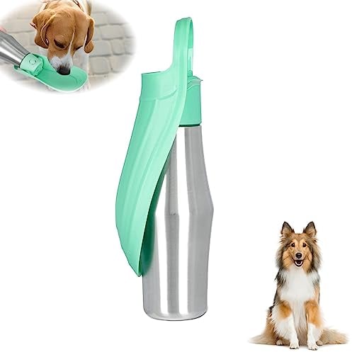 Taozoey Gourde Portable pour Chien, 750ml Bouteille d'eau de Voyage Antibactérienne de Qualité Alimentaire pour Chien et Chat, Eau Potable pour Animal de Compagnie en Plein Air