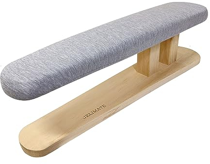 JELIMATE Sleeve Tabletop Ironing Board Portable Chest&sSleeves Ironing Board with Wooden Base for Tailor,Household,Laundry Rooms.