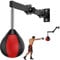 IMAYCC Speed Punchingball, Boxsack Wandhalterung Höhenverstellbar & Faltbar Boxbirne, Punching Bag Boxsack Hängend for Children, Teenagers and Adults, for Home Gym Workout, Training, Stressabbau Etc.