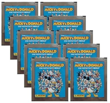 Panini Micky & Donald Stickerserie Eine Fantastische Welt - 10x Stickertüten