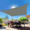wiipara 2x4m Sonnensegel Rechteckig, Wasserdicht Sonnenschutz Segeltuch Sunsegel, 95% UV Schutz, Regenschutz, Premium Polyester Sonnensegel für Balkon Terrasse Garten (Anthrazit)