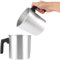 ZOFUN Lot de 2 pots de fabrication de bougies - 1,2 l - Pot de fusion de cire - Pot de fusion avec cuillère - Pour la fabrication de bougies et la fabrication de savon