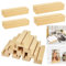 SLTAXAR 15 Stk Kartenhalter Holz Kartenständer Postkartenhalter Holz Tischkartenhalter Fotohalter Hochzeit Holzkartenhalter Menükartenhalter 2 Größen Postkartenständer Kartenaufsteller für DIY Fotos