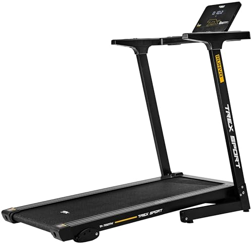 TREX SPORT Elektrisches Laufband für zuhause TX-700TM RUNVO | Laufband klappbar bis 16 km/h, LCD-Display, 2 PS | Treadmill mit 15 voreingestellten Programmen