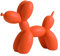 YOYUMI Skulptur Ballon Hund Ornamente Wohnzimmer Schlafzimmer Weinschrank Dekoration Kunstharz Kunsthandwerk Weiche Dekoration Kunst Orange