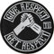 Give Respect to Get Respect Aufnäher/Patch zum aufnähen oder aufbügeln für Biker und Rocker