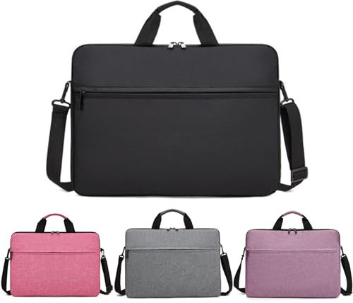 Grzhiyi 13 Inch Laptop Case and Tablet Bag, Sleek Design, Durable and Water-Repellent Fabric Laptop with Handle, Men's Gift, Women's Gift (Black, 13 inch)