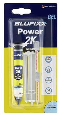 Zwei Komponenten Kleber für Metall - Ideal für Metall, Stahl, Aluminium, Edelstahl und Gummi - Methoxyethyl-Cyanacrylat Kleber