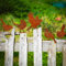 5PCS Rusty Birds Metal Art Set, Metal Birds Fence Decoration Outdoor Garden Bird Statue Silhouette Metalbirds Craft Statue Ornament for Fence Topper Branches Windowsills Old Wood Garden Gates