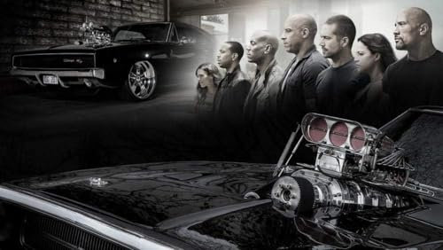 Fast & Furious Puzzle 1000 Pieces - Jigsaw Puzzle for Adults - Colourful Puzzle 1000 Pieces Adults Classic Puzzles Large Wooden Puzzle 1000 Pieces 75 x 50 cm