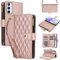 Asuwish Étui de protection pour Samsung Galaxy A55 5G - Avec bande de film de protection d'écran - Compartiment pour cartes - Pliable - En cuir - Porte-monnaie - A 55 55A A555G - Avec fermeture éclair