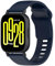 Wownadu Straps Compatible for Xiaomi Redmi Watch 5 Active/Redmi Watch 5 Lite Strap Ink Blue, 22mm Silicone Watch Band for Women Men Boy Girl Replacement Adjustable (Strap Only)