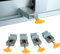 RG-M1® Pack 4PCS Cierre Ventana Corredera | Cerradura de Seguridad Infantil y Refuerzo para Ventanas y Puertas Correderas | Diseño Resistente y Fácil Instalación (4 PCS)