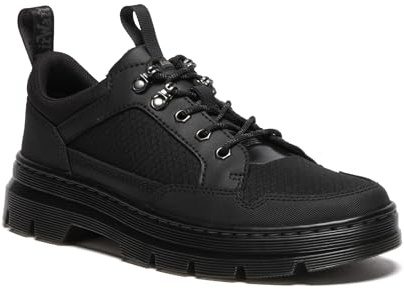 Dr. Martens Unisex-Adult Reeder Shoes Oxford, Black Recycled Hex Canvas+ajax, 13 Women/12 Men