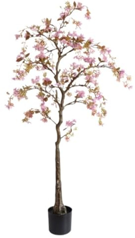 IWENZHKPA Fake Tree Artificial Trees Artificial Begonia Tree Faux Plastic Plant For Indoor Outdoor Home Office Decor Artificial Tree Indoors(140cm)