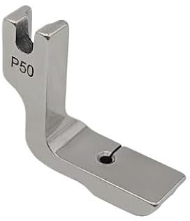 ZYEFGMFRQ 1pc P5/P5W Industrielle Nähmaschine Zubehör Plissee Nähfuß Alle-Stahl Breite Falten Raffen(P50)