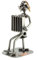 Steelman24 I Schraubenmännchen Akkordeon I Made in Germany I Handarbeit I Geschenkidee I Stahlfigur I Metallfigur I Metallmännchen