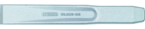 KS Tools 156.0693 Flachmeißel, oval, 200x27mm, silber