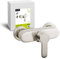 'aquaSu® Brausearmatur Sanmix Style, Typ 1/2 '' Brauseabgang unten, Wandbefestigung, Standard S-Anschlüsse, Keramikkartusche, Messingkern, Edelstahl, 787987