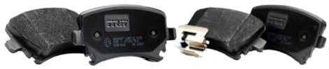 TRW GDB1500 Brake Pad Set of 4 for Peugeot 206 Hatchback (2A/C) 1998-2012 Front Axle and Other Vehicles