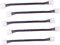 LITAELEK 5pcs Wasserdicht RGB 5050 LED Streifen Schnellverbinder 4-polig 10mm Breit Wasserdicht RGB LED Strip Verbinder LED Band Anschlusskabel LED Stripe Anschluss Verlängerung Connector, 17cm Lang