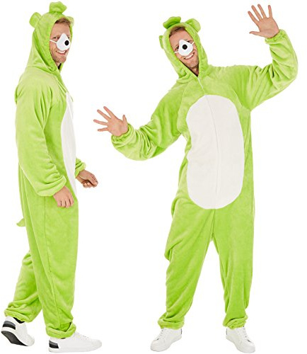 dressforfun Bärenkostüm, Ganzkörper Kostüm, Onesie Kostüm Bär, lustige Kostüme, XXL Teddybär, Tierkostüme für Erwachsene, Faschingskostüme Damen lustig und Kostüm Herren, Faschingskostüm