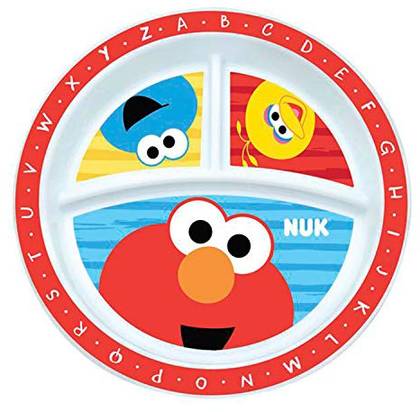 NUK Plato de Plaza Sésamo, 1 unidad (paquete de 1)