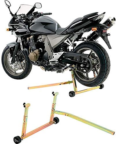 Kern Montageständer Motorrad Ständer Motorradheber Mono Grundmontageständer 2038 ohne Aufnahmeadapter, Unisex, Multipurpose, Ganzjährig, Stahl, Silber