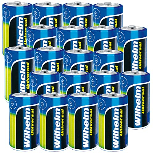 30 Mono D Alkaline Batterien Wilhelm D LR20 1,5V
