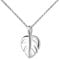 Materia Kette mit Blatt Anhänger - Damen Halskette Silber 925 50 cm KA-460-K30-50cm