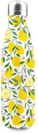 Easy Life Isolierflasche, doppelwandig, 500 ml, Lemon