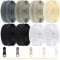 DOITEM 2,8 mm Reißverschlüsse 22,4 m Nylon-Endlos-Reißverschluss-Set mit Schieber und Reißverschluss zum Nähen und Basteln – 6 Farben