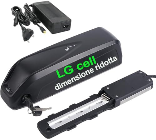 Batteria agli ioni di litio Ebike 48V 1000W per 750W 500W Kit di conversione bici elettrica Mid Drive e kit ruote 14.5ah