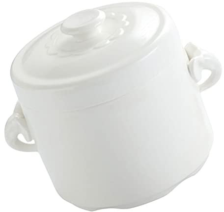 Kichvoe Suppentassen Für Zwiebelsuppe Keramik- Eintopftopf mit Und Deckel Dampfsuppenschüssel Stockpot- Kochgeschirr für Eierpudding Und V?gel Nest (275 Ml) Tasse Für Suppe Mikrowelle Deckel