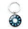 Super hero arc heart key chain arc reactor tony stark keychain handmade superheros movie fans gift jewelry