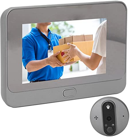 Digitaler Türspion, 4,3 Zoll HD Nachtsicht LCD 160 ° Betrachtungswinkel, Intelligente Türklingelkamera, WiFi Verbindung, Zwei Wege Audio Bewegungserkennung für Zuhause Wohnungen Büro