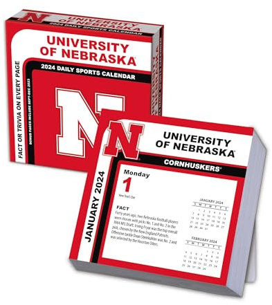 Turner Sports Nebraska Cornhuskers 2024 Box Kalender (24998053016)