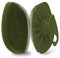 HieerBus Silicone Body Scrubber Flat Shower Brush Gentle Exfoliating and and Massage,Lathers Well and More Hygienic Than Traditional Loofah 1 Pack (Army Green)